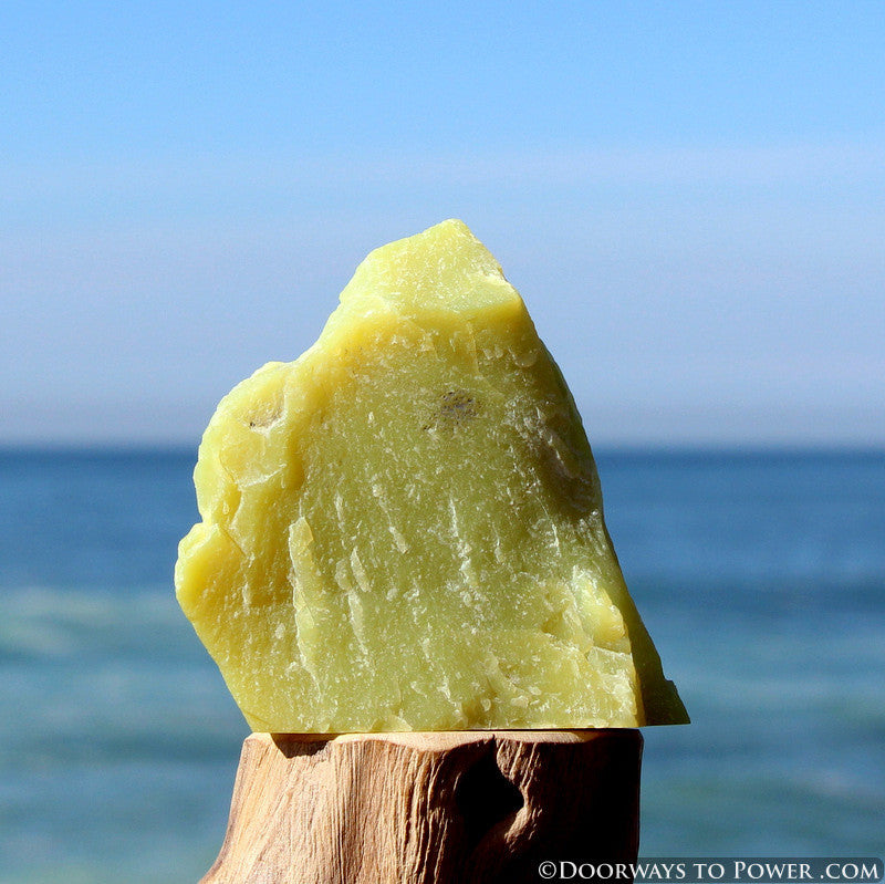 2.75" HEALERITE Crystal Altar Stone "Greatly increases one’s chi"