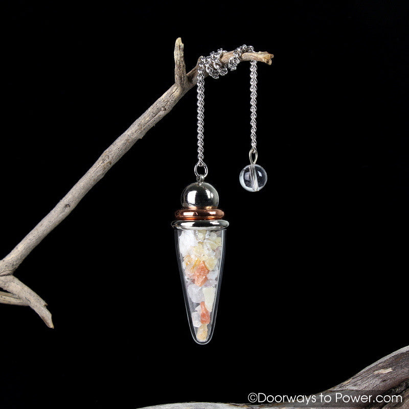 Azeztulite Crystal Pendulum "Light of the Azez"