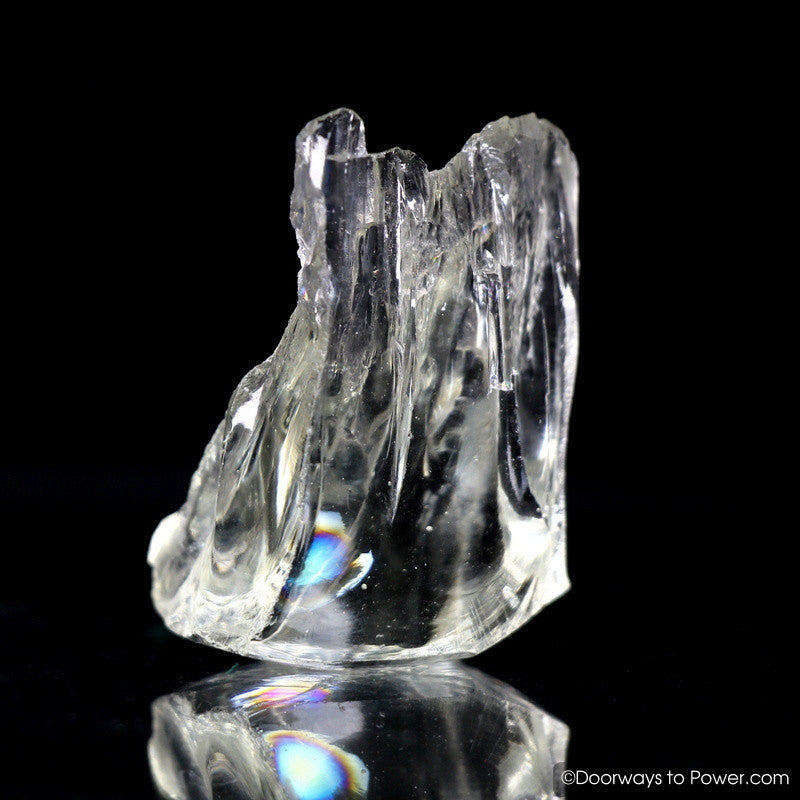 Elder Clear Monatomic Andara Crystal w/ Rainbow Light