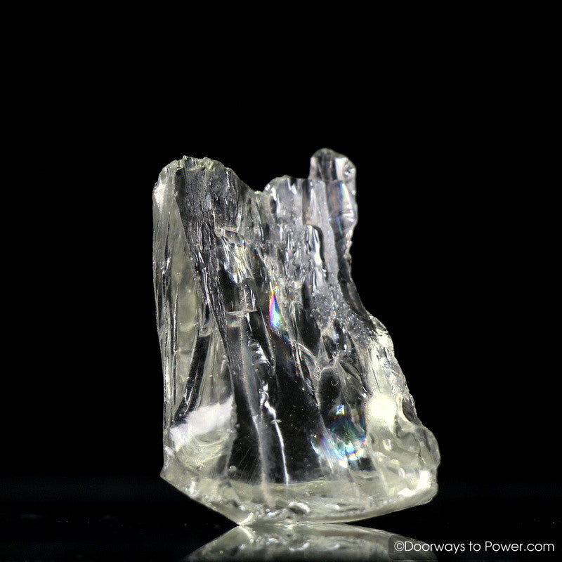 Elder Clear Monatomic Andara Crystal w/ Rainbow Light