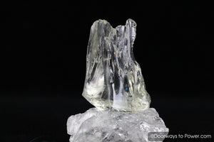 Elder Clear Monatomic Andara Crystal w/ Rainbow Light