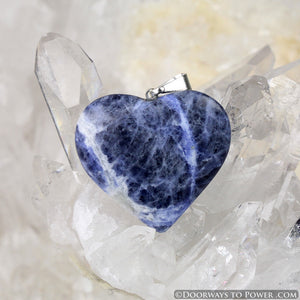 Sodalite Casa Crystal Heart Pendant