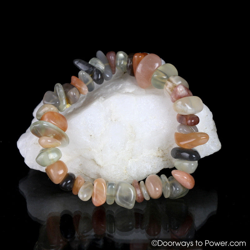 Amazing Tumbled Moonstone Energy Bracelet