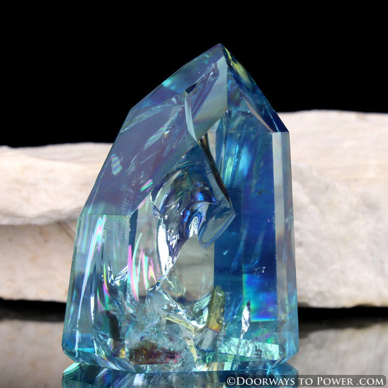 Aqua Aura Master Dow Record Keeper Crystal Point "EMINENCE"