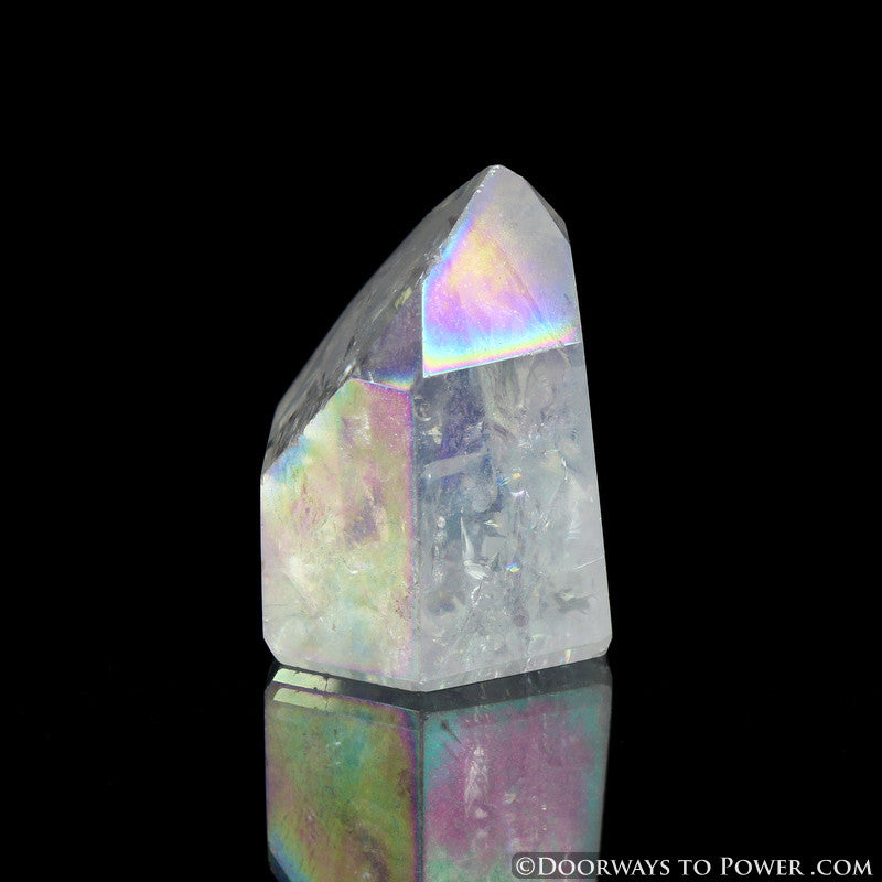 Angel Aura Channeling Crystal Point "Lifted by Angels" A +++