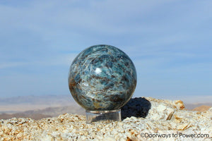 Blue Kyanite Crystal Healing Sphere Rare