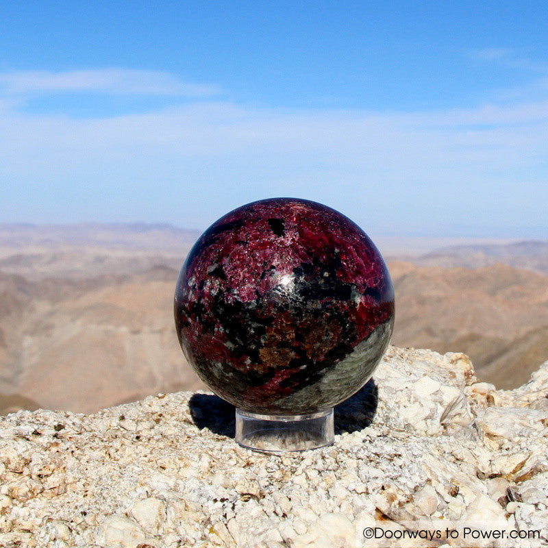 Rare Eudialyte Aegirine Crystal Sphere Russia A +++