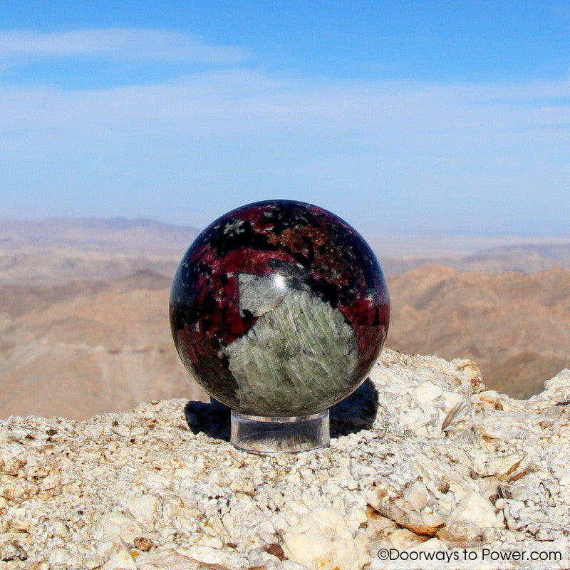 Rare Eudialyte Aegirine Crystal Sphere Russia A +++