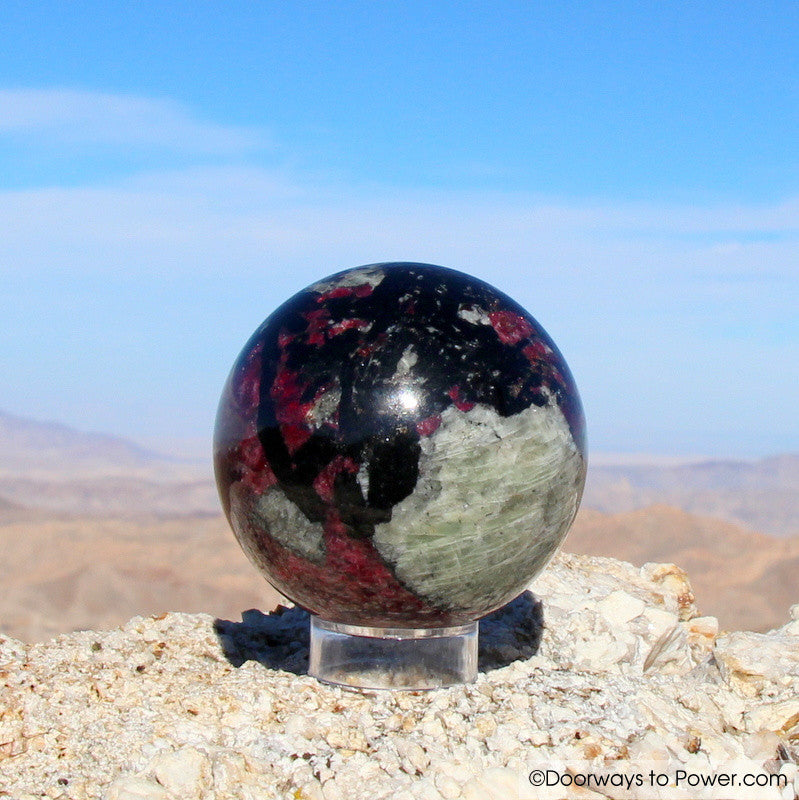 Rare Eudialyte Aegirine Crystal Sphere Russia A +++