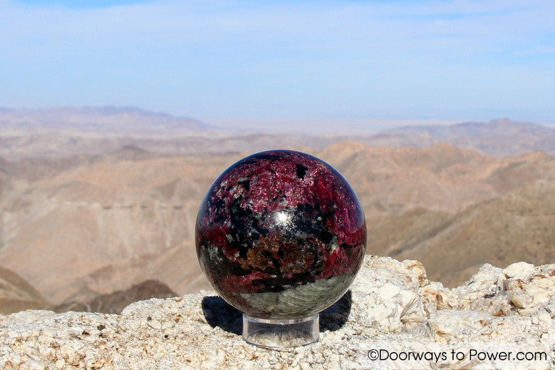 Rare Eudialyte Aegirine Crystal Sphere Russia A +++