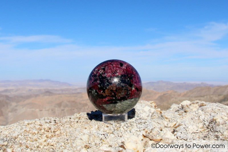 Rare Eudialyte Aegirine Crystal Sphere Russia A +++