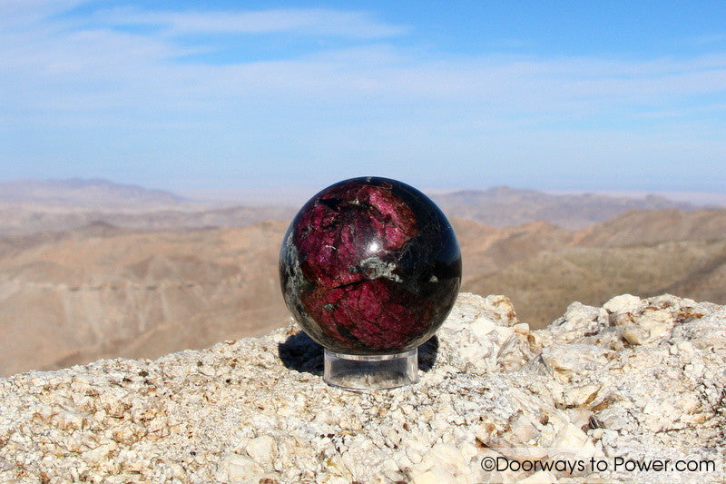 Eudialyte Aegirine Crystal Sphere A +++ Collectors Quality"