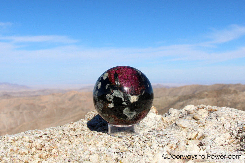 Eudialyte Aegirine Crystal Sphere A +++ Collectors Quality"