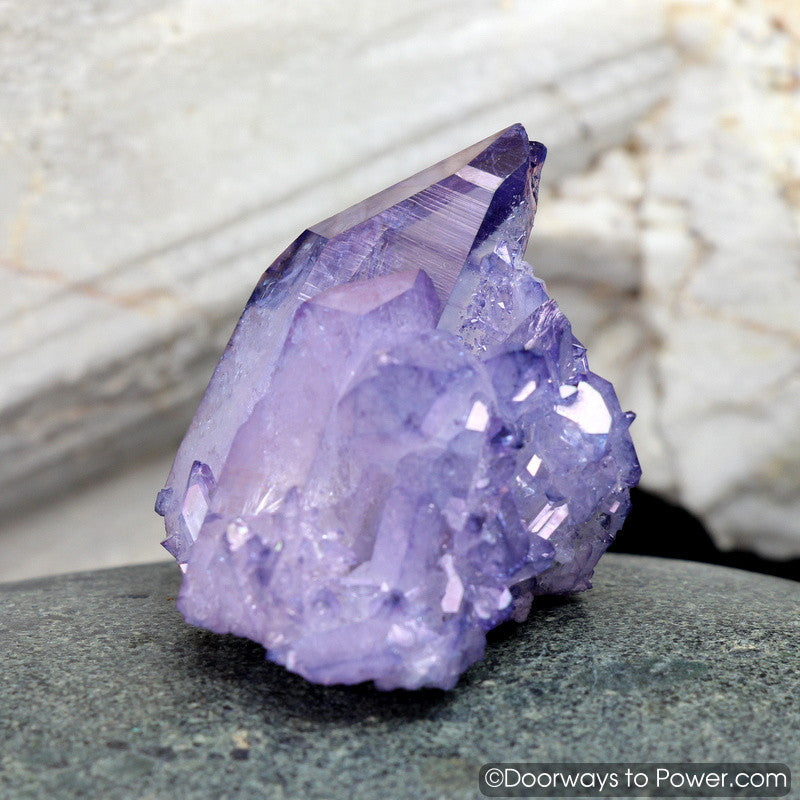 Tanzan Indigo Aura Arkansas Manifest Spirit Crystal Cluster