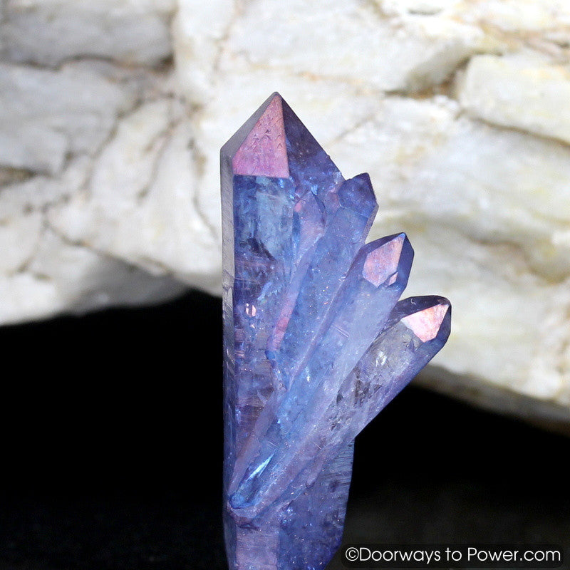 Tanzan Aura Himalayan Quartz Record Keeper Crystal - RARE