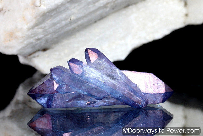 Tanzan Aura Himalayan Quartz Record Keeper Crystal - RARE