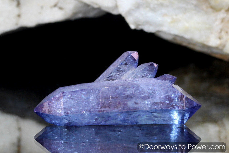 Tanzan Aura Himalayan Quartz Record Keeper Crystal - RARE