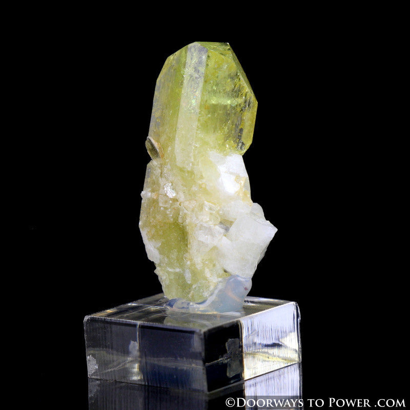 Fine Brazilianite with Albite and Muscovite Specimen