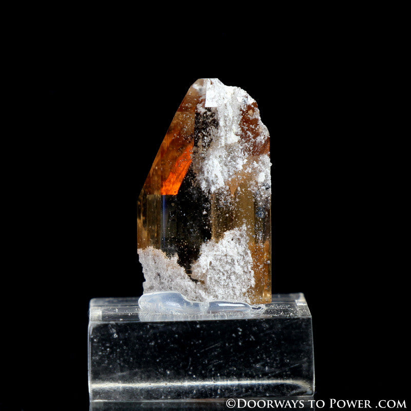 Golden Topaz Terminated Crystal Specimen A ++ Quality