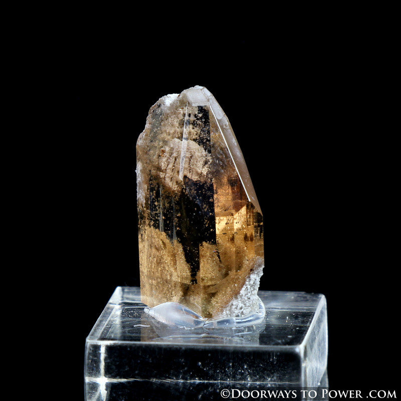Golden Topaz Terminated Crystal Specimen A ++ Quality