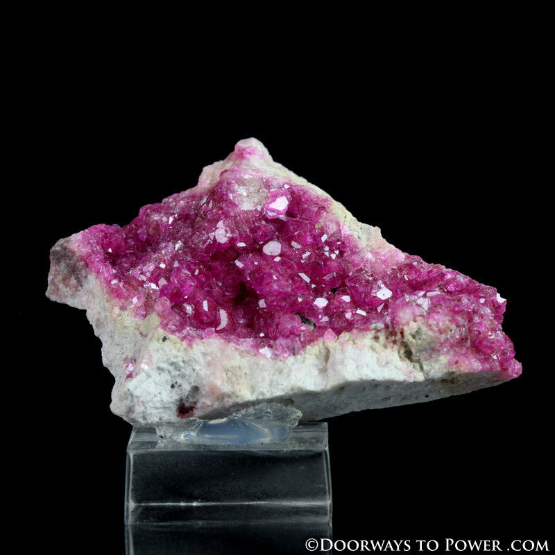 Cabalto Calcite Pink Druzy Crystal Specimen A +++