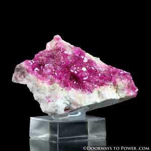 Cabalto Calcite Pink Druzy Crystal Specimen A +++