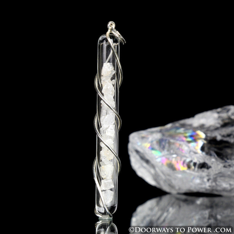 Satyaloka Quartz Azeztulite Crystal Pendant 