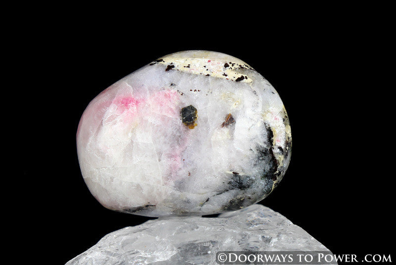 Tugtupite Crystal Polished & Tumbled Stone * Very Rare Greenland