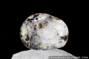 Tugtupite Crystal Polished & Tumbled Stone * Very Rare Greenland