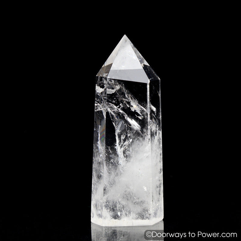 John of God Casa Generator Crystal Point "Rainbow Warrior"