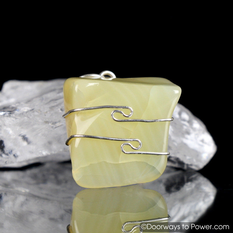Lemurian Gold Opal Pendant
