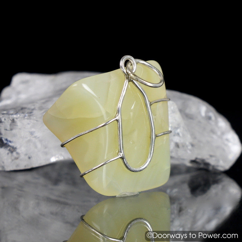 Lemurian Gold Opal Pendant
