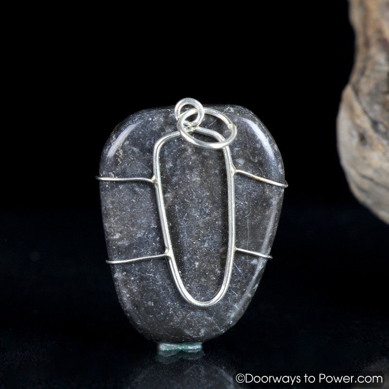 Powerful Master Shamanite Pendant .925 SS