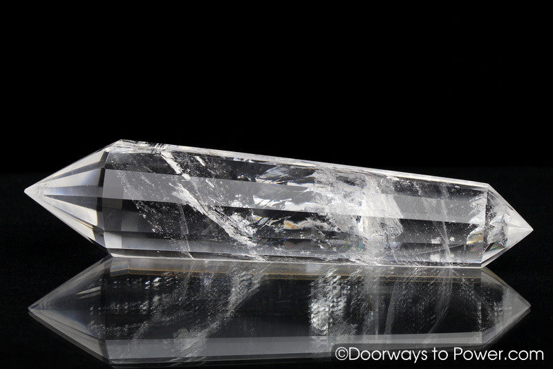 Rare 4.4" John of God 12 Sided Vogel Devic Temple Crystal Wand