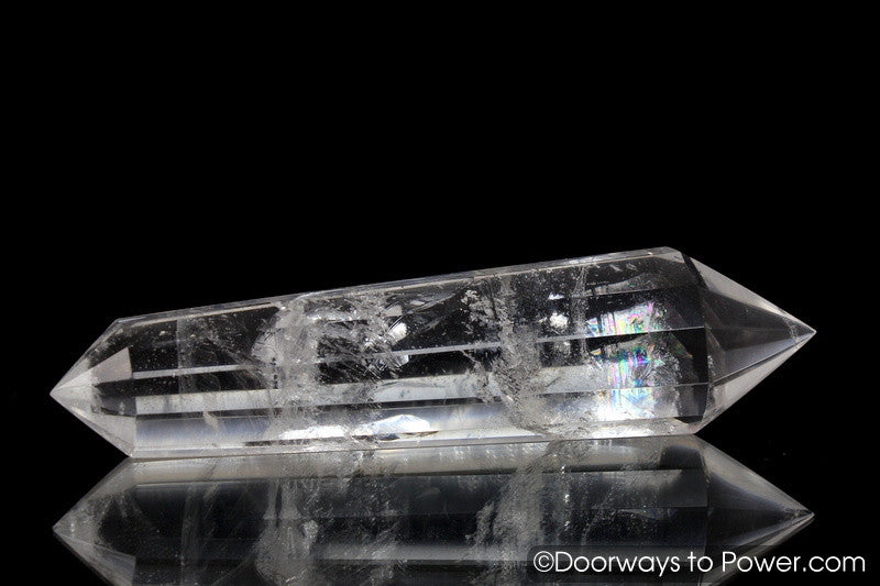 Rare 4.4" John of God 12 Sided Vogel Devic Temple Crystal Wand