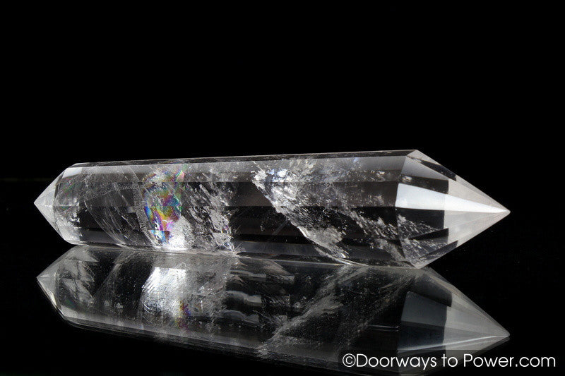 Rare 4.4" John of God 12 Sided Vogel Devic Temple Crystal Wand