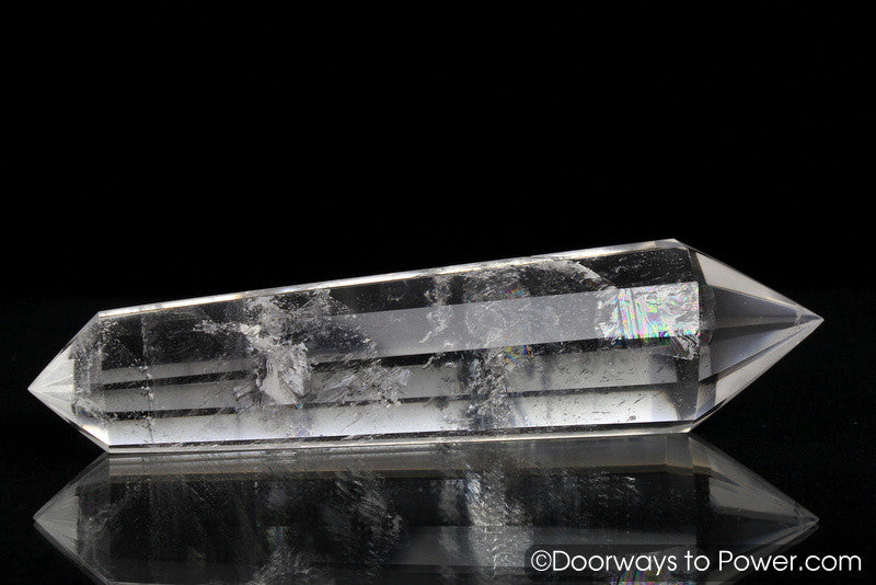 Rare 4.4" John of God 12 Sided Vogel Devic Temple Crystal Wand