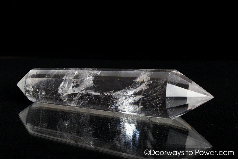 Rare 4.4" John of God 12 Sided Vogel Devic Temple Crystal Wand