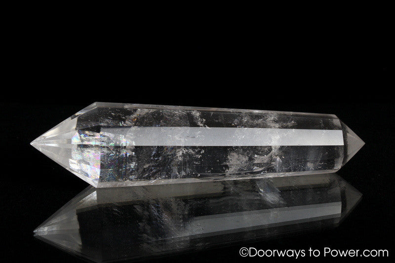 Rare 4.4" John of God 12 Sided Vogel Devic Temple Crystal Wand