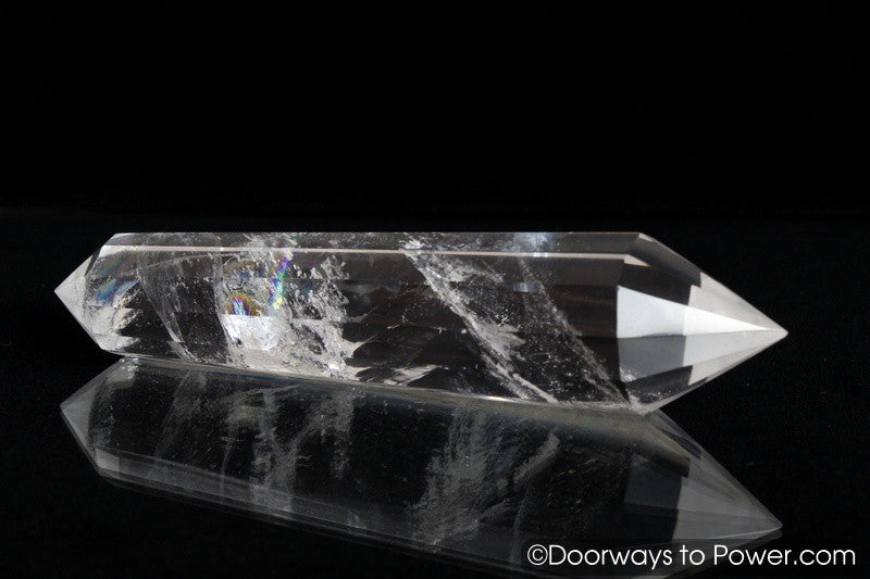 Rare 4.4" John of God 12 Sided Vogel Devic Temple Crystal Wand