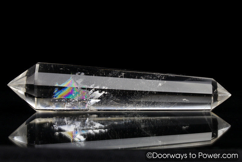 John of God Crystal 12 Sided Vogel Wand 4.3"  'Highly Energized'