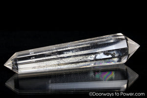 John of God Crystal 12 Sided Vogel Wand 4.3"  'Highly Energized'
