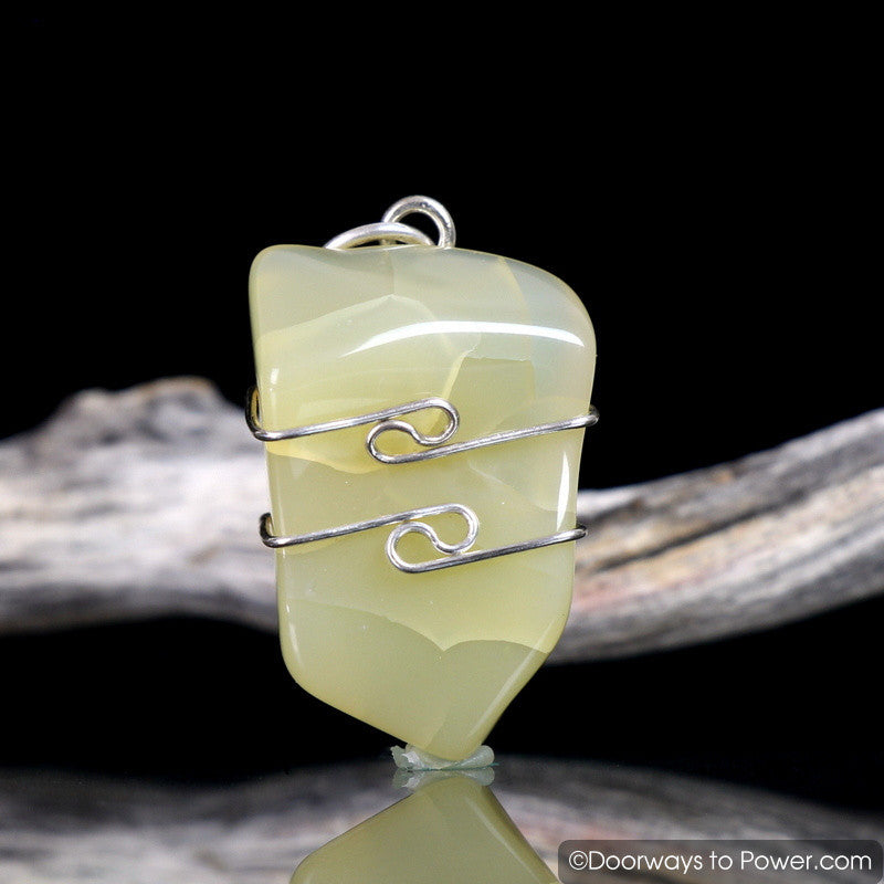 Lemurian Gold Opal Pendant