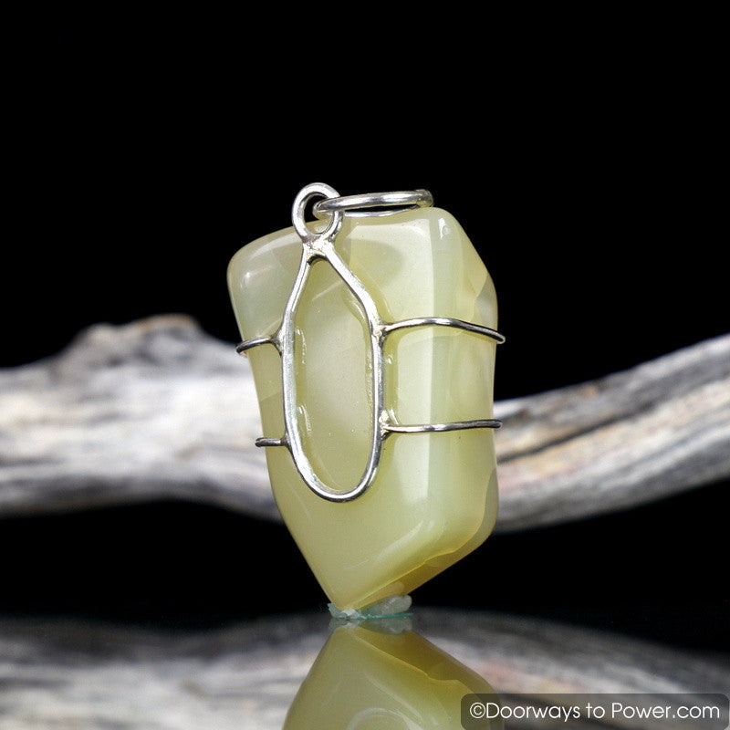 Lemurian Gold Opal Pendant