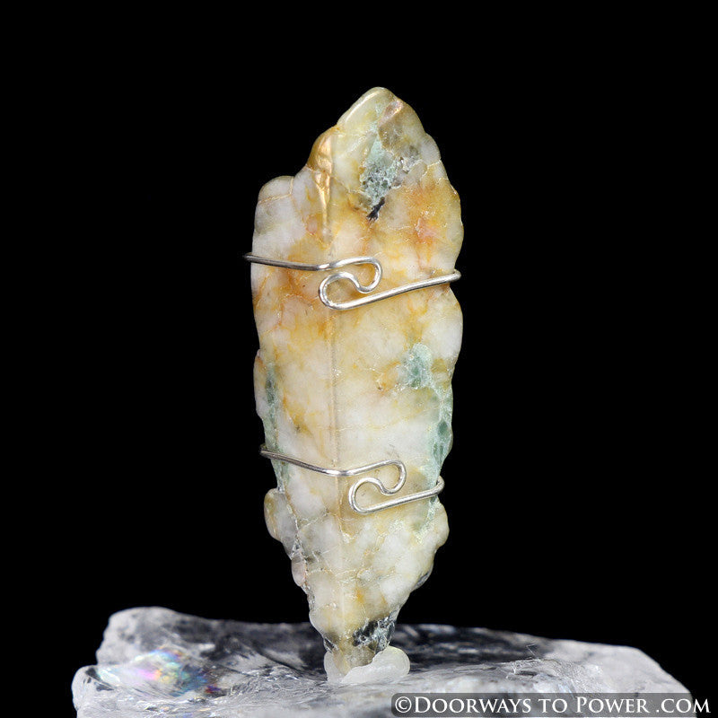 Phenacite Synergy 12 Stone Pendant .925 SS