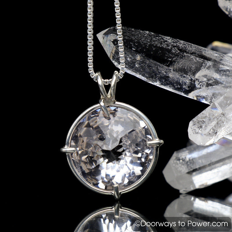 Danburite Radiant Heart Pendant Signature Collection