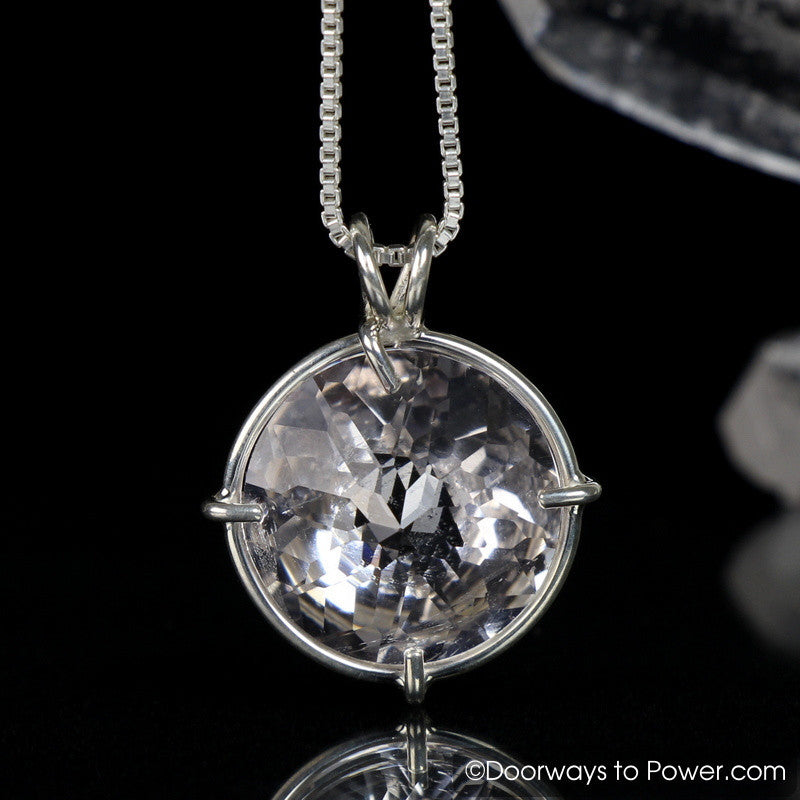 Danburite Radiant Heart Pendant Signature Collection