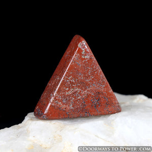 Red Fire Azeztulite Tumbled & Polished Stone