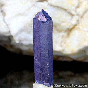 Tanzine Aura Himalayan Quartz Pleiadian Starbrary Crystal