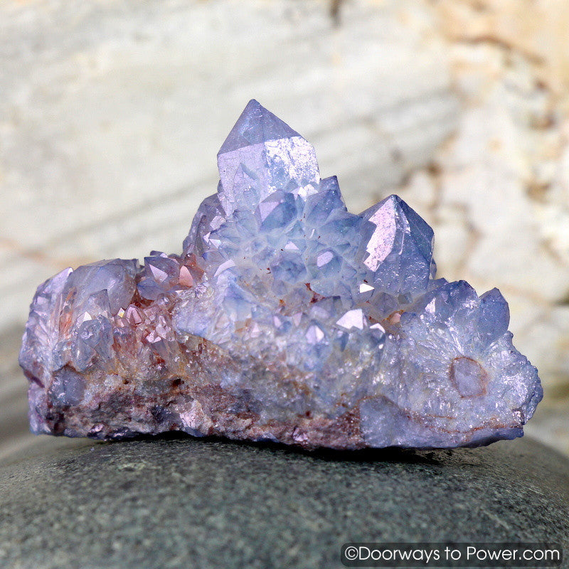 Tanzine Tanzan Aura Cactus Spirit Quartz Record Keeper Cluster